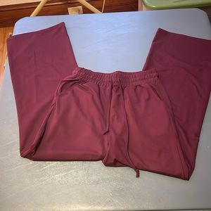 Women’s Activewear Pants Medium Maroon Sarin Mathews